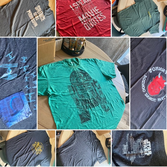 Star Wars themed and others 2X some XL‘s men’s T-shirts - Picture 1 of 17